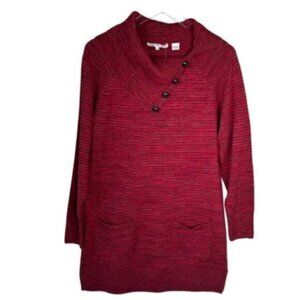 Eight Eight Eight Red Long Sleeve Dress